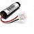 Bateria Recarregável Li-Ion 3,6V 2600mAh 18650 1P1S Pack Preto - Imagem 2