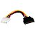 Cabo Adaptador Energia Molex 4P para SATA 15P 30cm (K1D-3004008-V03) - Imagem 1