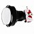 Botão de Arcade 45mm com LED Branco 12V e Switch para Fliperama - Imagem 1