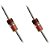Diodo Zener Fairchild 1N4740A 10 Volts 1 Watt Axial DO-35 - Imagem 1
