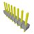 Barra Header Macho 8 Pinos Linha Única Passo 2.54mm TSW-108-07-G-S - Imagem 1