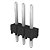 Barra de Pinos 3 Vias Macho Passo 2mm PTH Samtec MTMM-103-03-T-S-160 - Imagem 1
