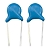 Capacitor Cerâmico 1nF 2000V 2kV Y5P 10% Tipo Disco TDK - Imagem 1