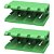Borne Macho PCB 4 Vias Passo 5.08mm Horizontal 180° ZBF400V-5.08-04P - Imagem 1