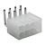 Conector Header Mini-Fit 8 Vias Macho Horizontal 4,20mm PCB BR5569-08R - Imagem 1