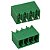 Borne Plugável Macho 4 Polos 3,5mm 180 Graus Corpo Fechado 2351886-4 - Imagem 1