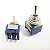 Chave Alavanca Mini MTS-202 6 Terminais ON-ON 2 Posições 250V Azul - Imagem 2