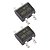 Ponte de Diodos MB10S 500mA 1000V SOIC-4 SMD - Imagem 2