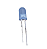 LED 5mm Azul Difuso PTH Through-Hole ZX - Imagem 1