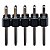 Conector Barra de Pinos 2x5 Macho 10 Vias Passo 2.54mm 180° - Imagem 1