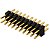 Conector Barra de Pinos 20 Vias Macho 2x10 2,54mm 180° 11,2mm - Imagem 1