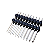 Conector Barra de Pinos 20 Vias Dupla 2x10 Macho Passo 2.54mm 22mm - Imagem 1