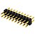 Conector Barra de Pinos Macho 20 Vias Passo 2.54mm 2x10 180º 11.6mm - Imagem 1