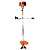 ROCADEIRA LATERAL GASOLINA 2T 62cc 3HP PROFISSIONAL VR620H VULCAN TRENT - Imagem 2