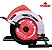 Serra Circular Elétrica Madeira 1300w 5000rpm Disco 185mm Worker - Imagem 2