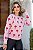 Blusa de Tricô Manga Longa com Estampa Cogumelo - Imagem 1