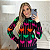 Blusa de Tricô Feminina Manga Longa Listrada com Corações - Imagem 11