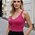 Cropped Tricot Modal Alças Finas com Relevo - Imagem 6