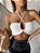 Cropped Tricot Modal Alça Fina Decote Redondo Amarração Verão - Imagem 3
