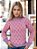 Blusa Tricot Manga Longa Geométrica - Estampa Colorida em Tricô Premium - Imagem 13