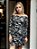 Vestido Curto Manga Longa Estampa Militar - Imagem 2