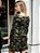 Vestido Curto Manga Longa Estampa Militar - Imagem 3