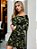 Vestido Curto Manga Longa Estampa Militar - Imagem 6