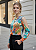 Blusa Viscolycra Manga Longa Vazada Estampa Tropical - Imagem 3