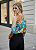Blusa Viscolycra Manga Longa Vazada Estampa Tropical - Imagem 6