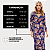 Vestido Longo Viscolycra Floral com Decote Vazado e Mangas Longas - Imagem 5