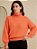 Blusa Tricot Gola Cacharrel Manga Bufante Longa Canelada - Tamanho Único - Imagem 20