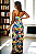 Vestido Longo Fresco Floral com Alcinhas e Fendas Laterais - Imagem 3