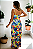 Vestido Longo Fresco Floral com Alcinhas e Fendas Laterais - Imagem 2