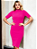 Vestido Midi Tricot Modal Feminino Manga Curta com Fenda - Imagem 2