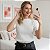 Blusa Feminina Tricô Modal Relevo Manga Curta – Conforto e Elegância - Imagem 4