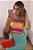 Cropped Tricot Mosaico com Manga - Imagem 3
