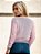 Jaqueta Feminina Bomber Vazada Rosa - Tendência Blogueira 2025 - Imagem 2