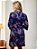 Vestido Curto Viscolycra com Mangas Flare Paisley Azul - Imagem 2