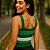 Cropped Tricot Regata Feminina Decote Quadrado Listrado - Imagem 12