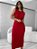 Vestido Midi Tricot Premium Tomara Que Caia Manga Japonesa Feminino Modal Verão - Imagem 1