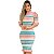 Vestido Midi Tricot Babado com Manga Curta - Imagem 5