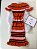 Vestido Midi Tricot Babado com Manga Curta - Imagem 9