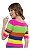 Cropped Tricot Modal Manga Curta Listrado V Neck - Conforto e Estilo no Verão - Imagem 4