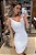 Vestido Curto de Tricot Canelado Lurex - Imagem 4