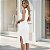 Vestido Tricô Modal Midi Tubinho Sem Manga Fenda Lateral Gola - Imagem 14
