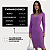 Vestido Midi Tricot Canelado Manga Longa Gola V - Imagem 8