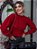 Blusa Tricô Manga Longa com Detalhe de Botões - Inverno - Imagem 1