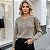 Blusa Tricot Manga Longa com Recorte nos Ombros - Imagem 8