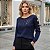 Blusa Tricot Manga Longa com Recorte nos Ombros - Imagem 3