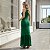 Vestido Longo em Renda Tricot sem Manga – Verde Esmeralda - Imagem 5